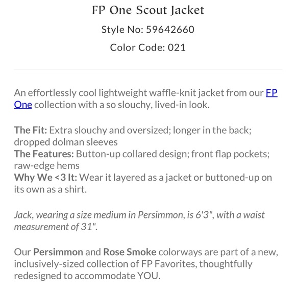 ✨NEW!✨Free People One Scout Jacket - Picture 9 of 10